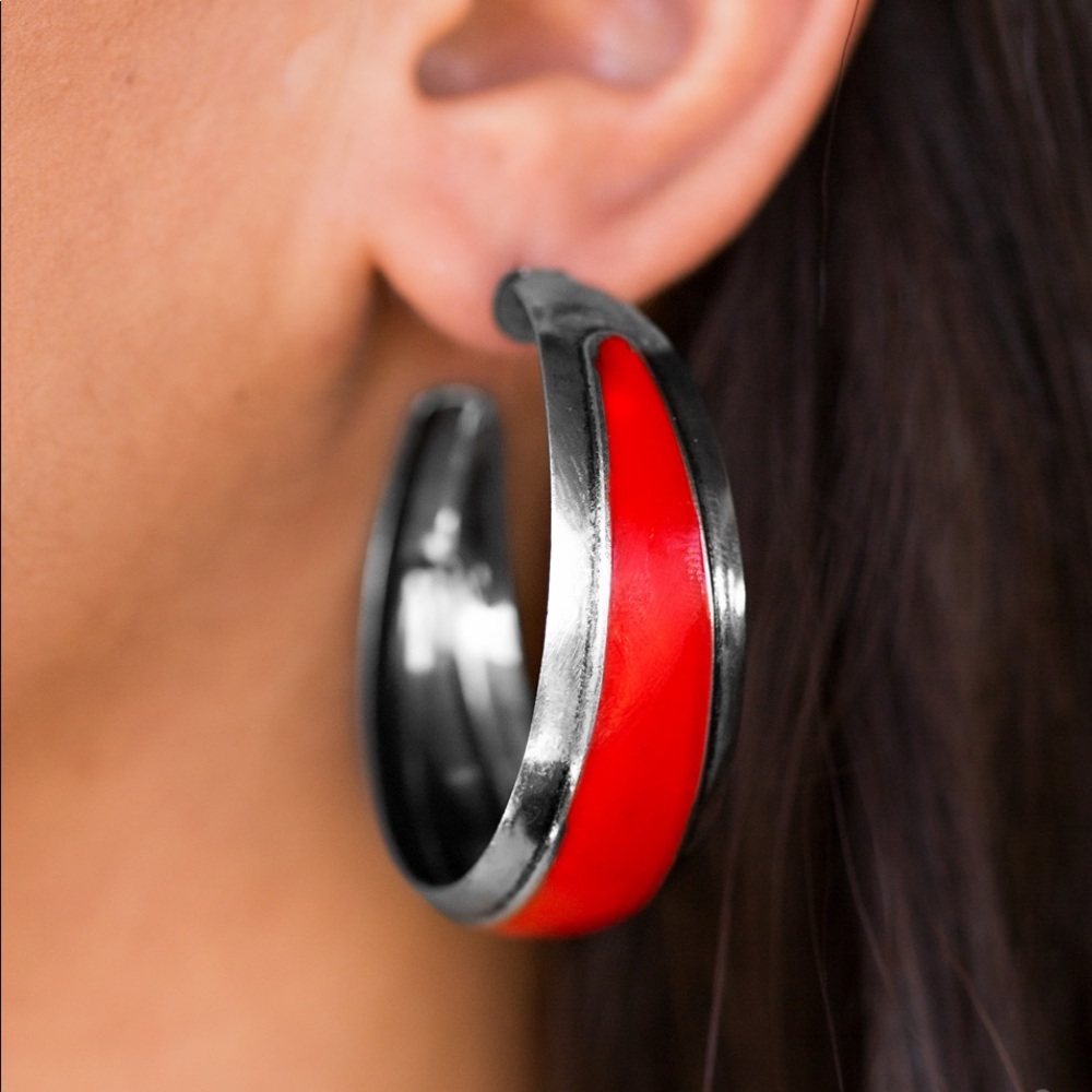 The Gypsy Rumba Earring (Red or Black)